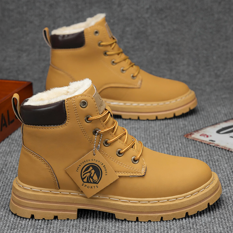 Gefütterte Herren-Arbeitsstiefel in Übergrößen