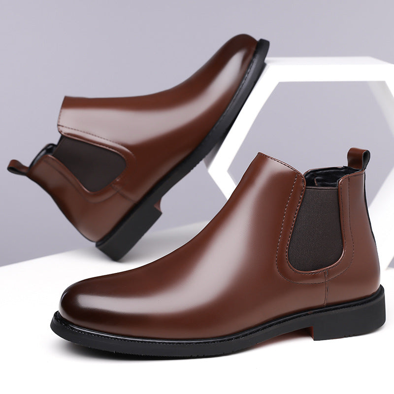Robuste Herren-Arbeitsstiefel aus Leder