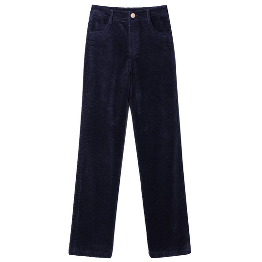Kord-Freizeithose, gerade geschnitten, für Damen
