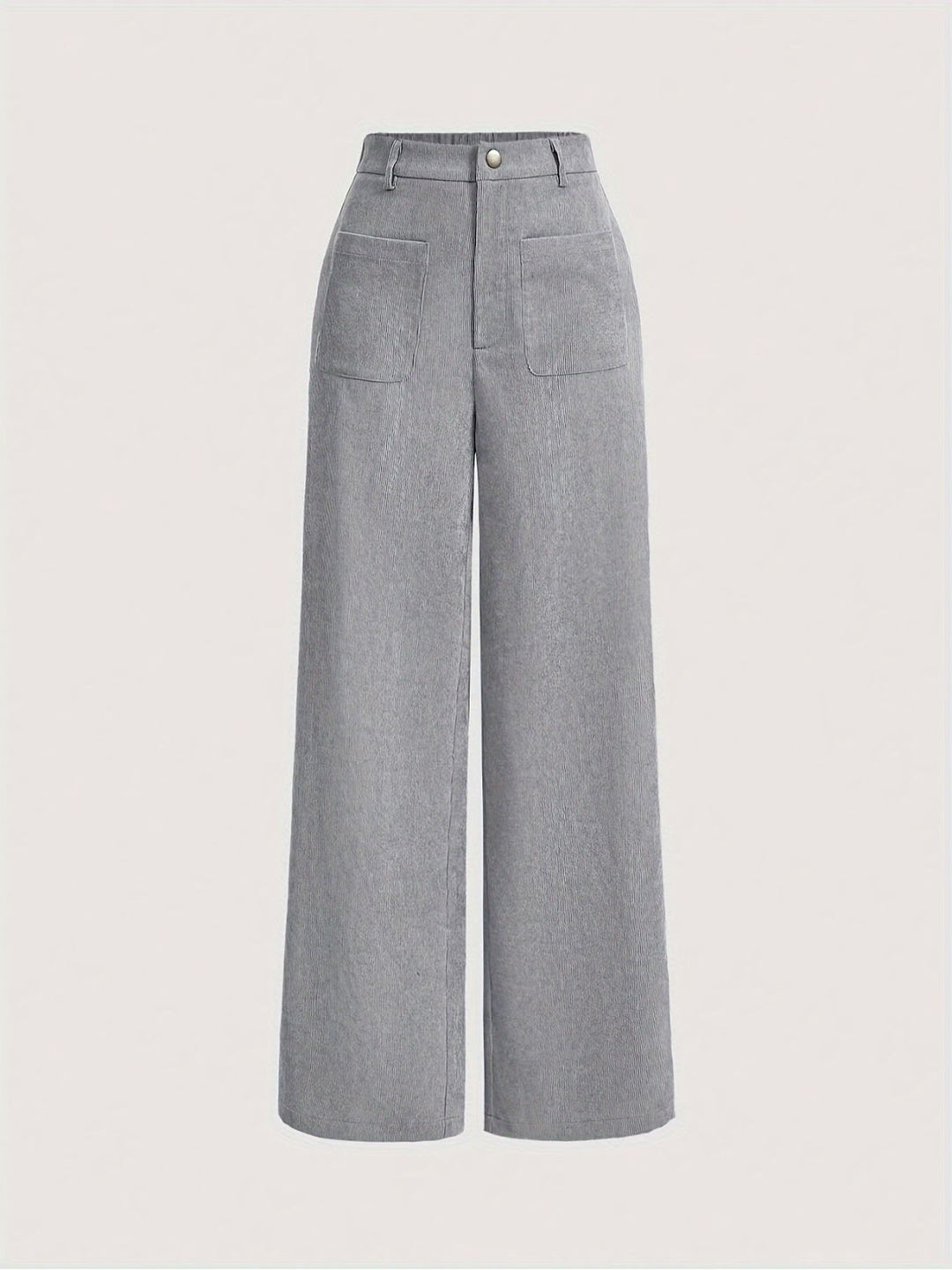 Kord-Hose mit geradem Schnitt