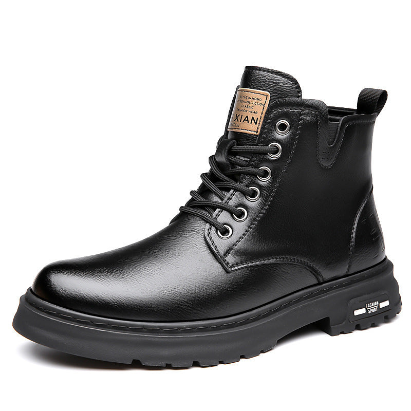 Herren-Arbeitsstiefel, gefüttert, rutschfest