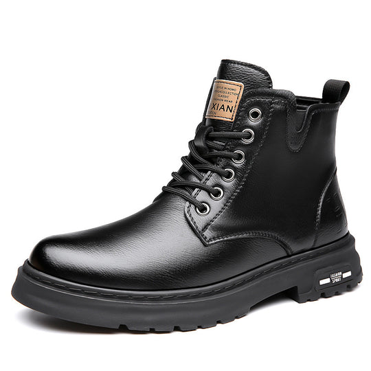 Herren-Arbeitsstiefel, gefüttert, rutschfest