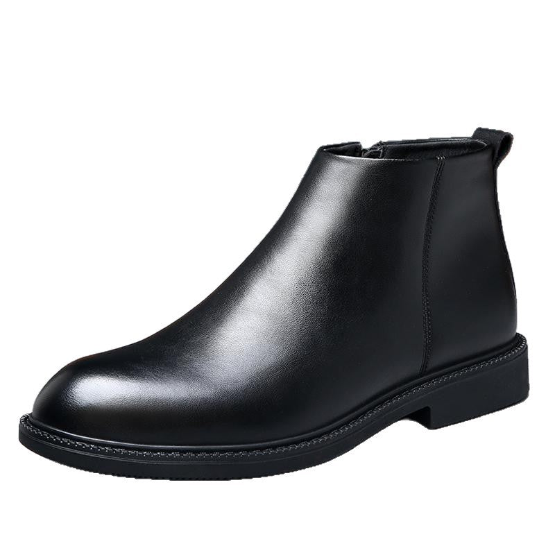 Herren-Stiefel aus Leder, atmungsaktiv, gefüttert