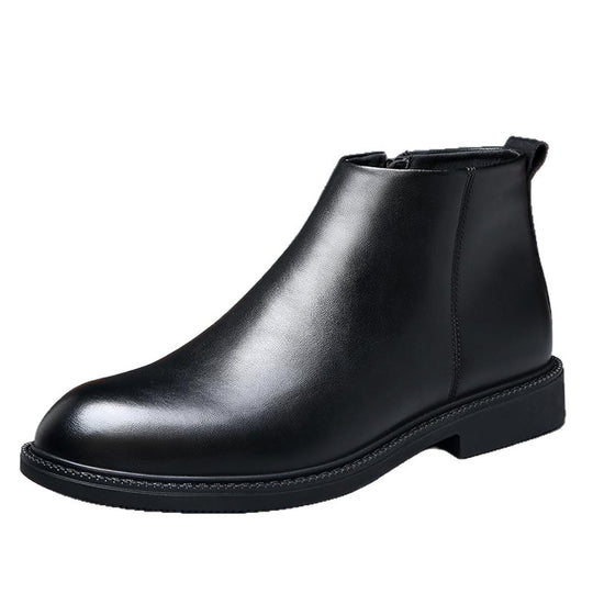 Herren-Stiefel aus Leder, atmungsaktiv, gefüttert