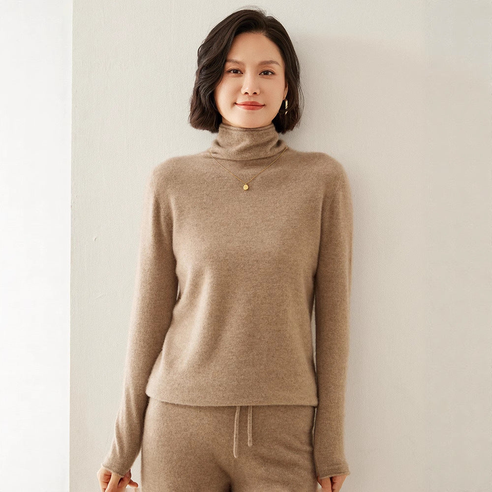 Kaschmir-Pullover mit Rollkragen