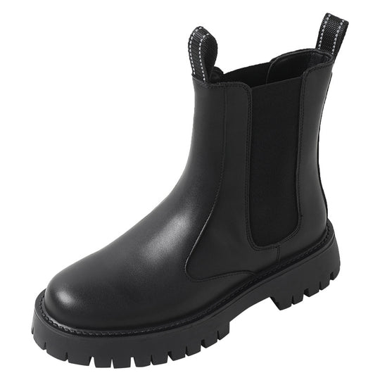 Robuste Chelsea-Stiefel mit Plateausohle