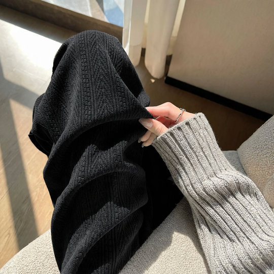 Damen-Cordhose, weit geschnitten, leicht