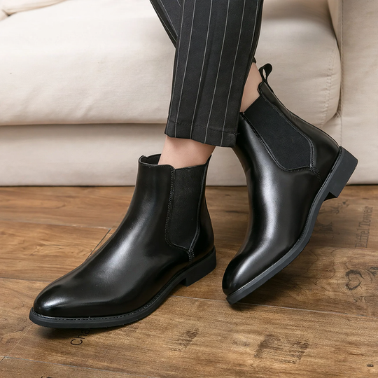Modische Herren-Chelsea-Stiefel, spitz zulaufend