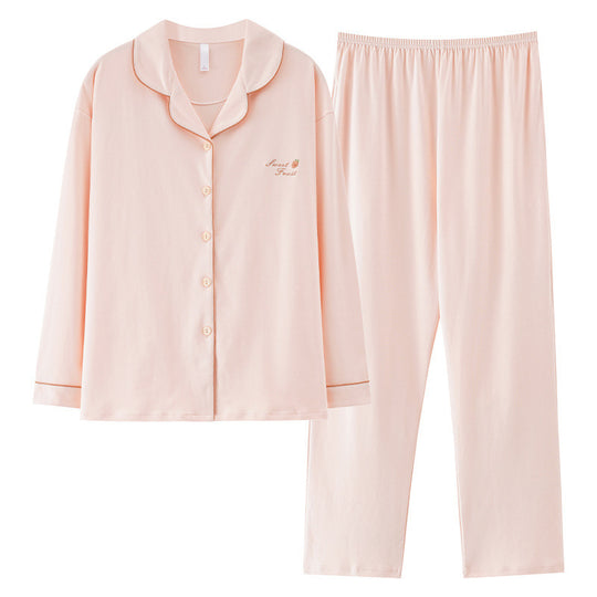 Damen-Pyjama-Set aus Baumwolle mit integrierten Pads