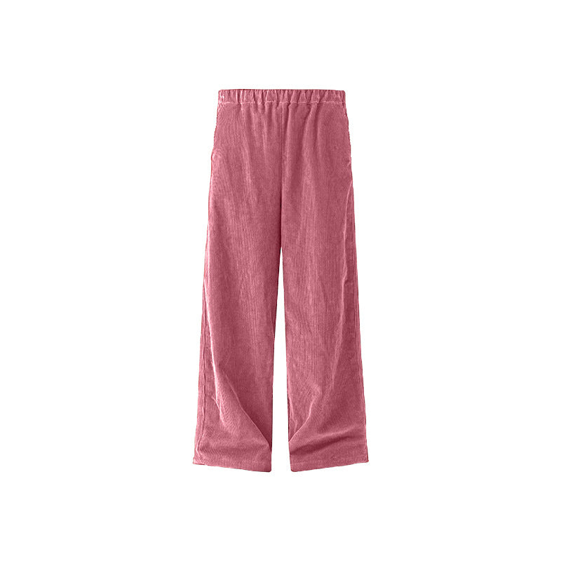 Lockere Cord-Culotte aus reiner Baumwolle