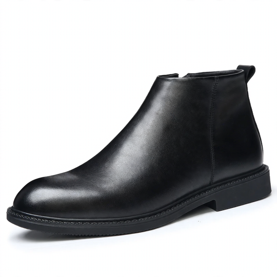 Herren-Stiefel aus Leder, atmungsaktiv, gefüttert