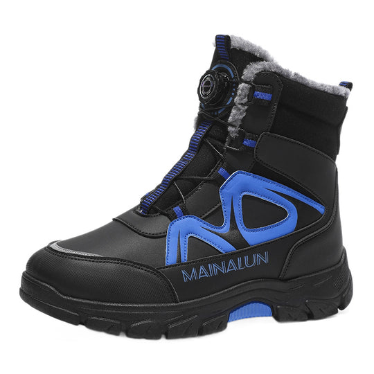 Robuste Herren-Winterstiefel mit Warmfutter