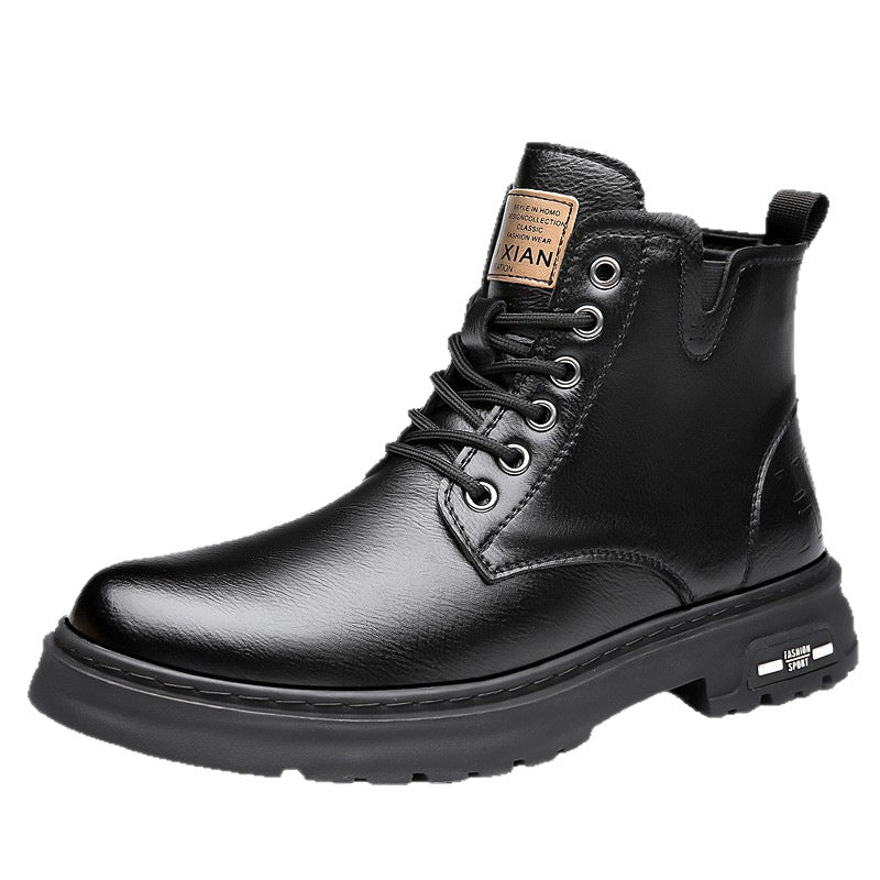 Herren-Arbeitsstiefel, gefüttert, rutschfest