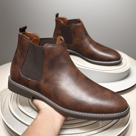 Elegante Herren-Chelsea-Stiefel im britischen Stil