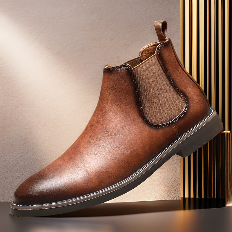 Elegante Herren-Chelsea-Stiefel im britischen Stil
