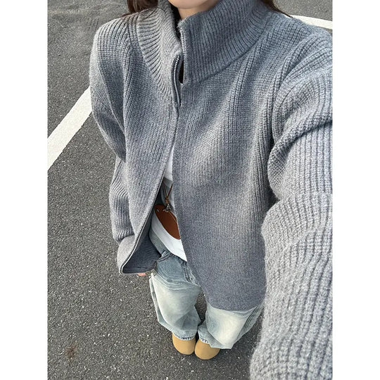 Weihnachtlicher Strickpullover für Herren, festliches Muster