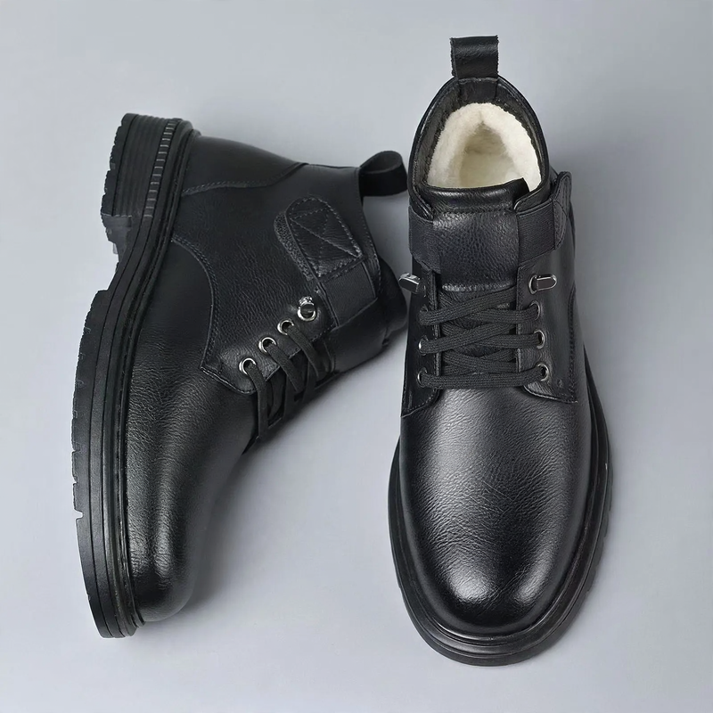 Gefütterte Herren-Winterstiefel, Business-Freizeit