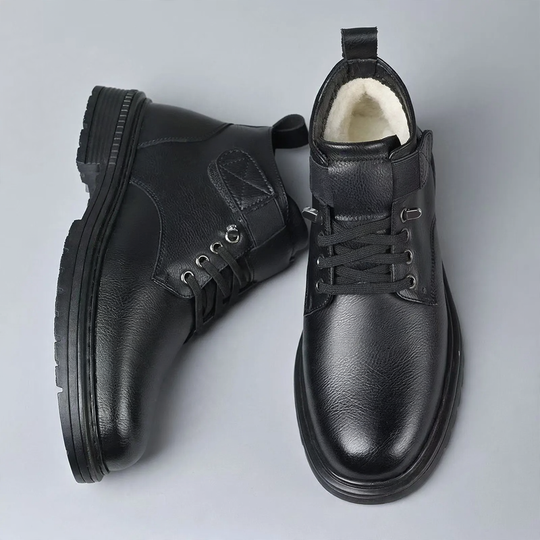 Gefütterte Herren-Winterstiefel, Business-Freizeit