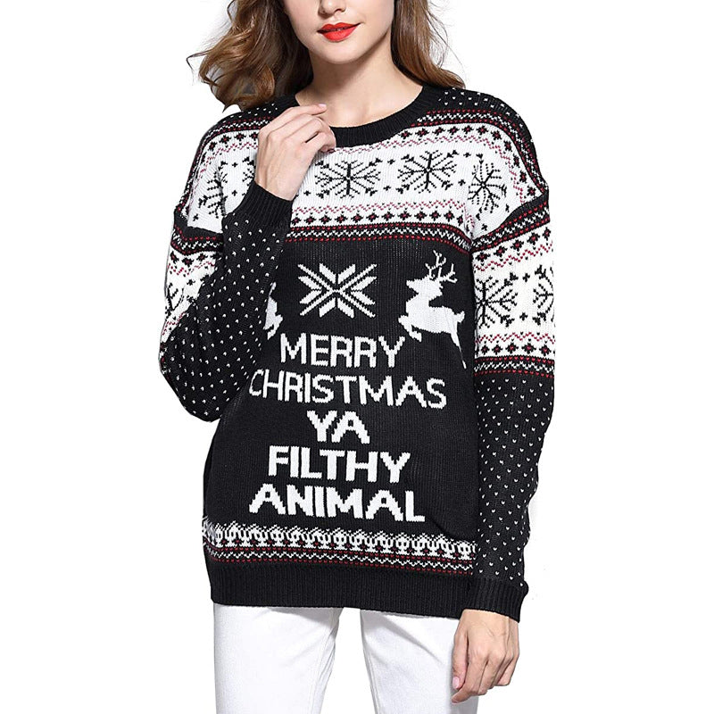 Weihnachtspullover mit verschiedenen Motiven