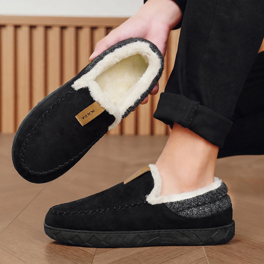 Gefütterte Herren-Schlupfstiefel, warm, rutschfest