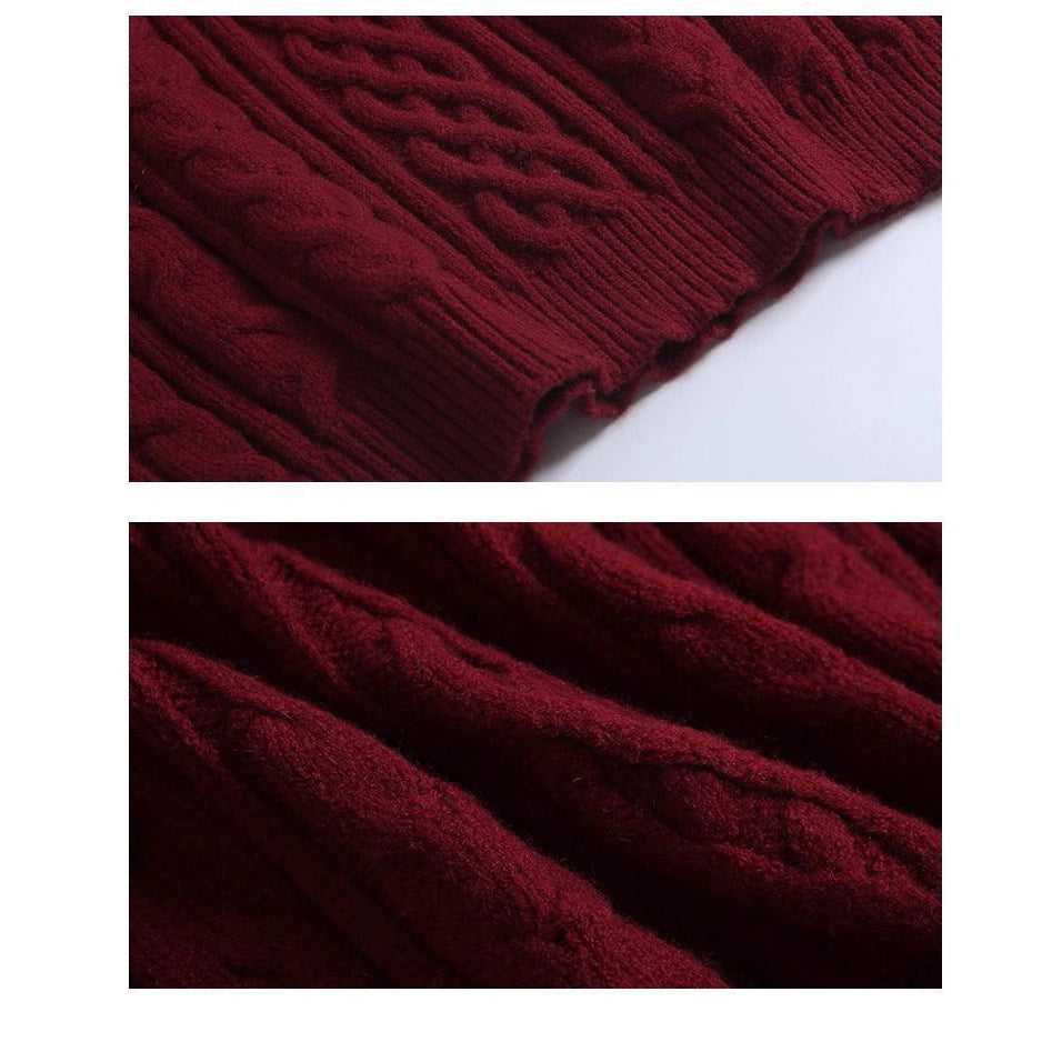 Herren- und Damen-Strickpullover, weich, angenehm