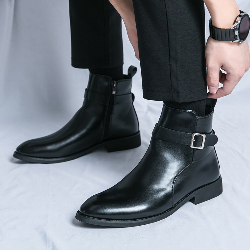 Herren-Stiefeletten mit Reißverschluss