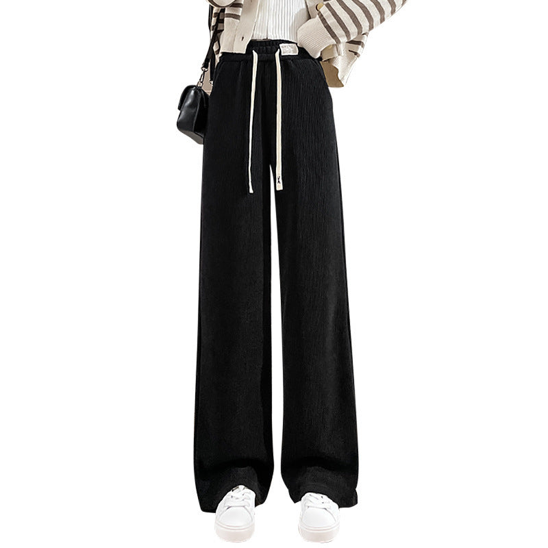 Schmale Chenille-Kordhose für Damen