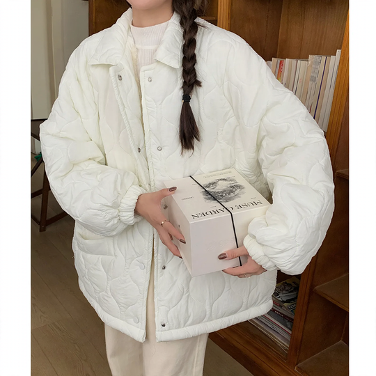 Gesteppte Winterjacke mit Lammfleece-Futter