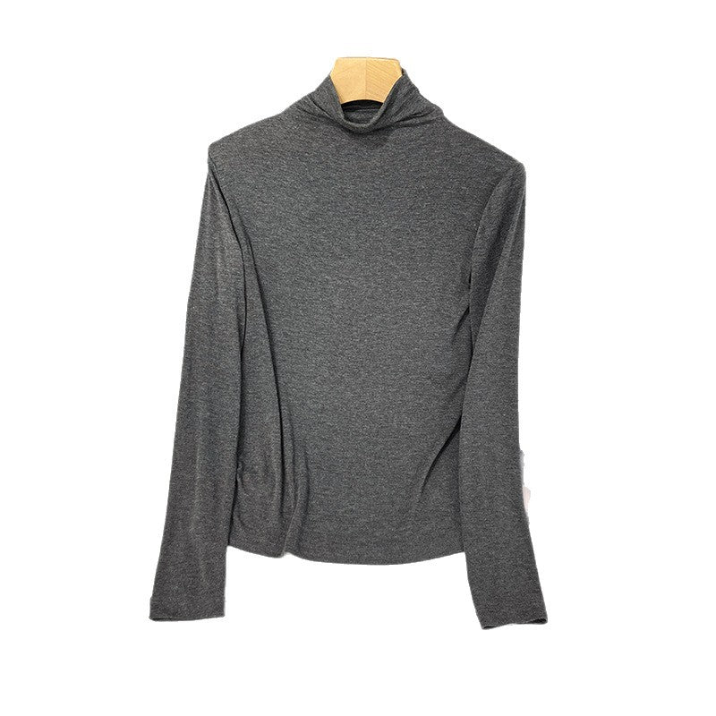 Damen-Rollkragenpullover aus Kaschmir-Mischgewebe