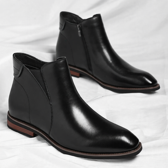 Gefütterte Chelsea-Stiefel mit Reißverschluss