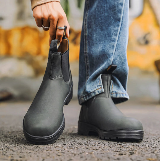 Herren-Chelsea-Stiefel, britischer Stil, rutschfest