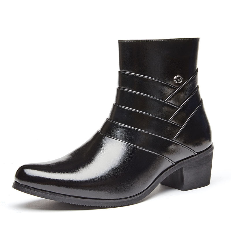 Herren-Chelsea-Stiefel mit dezenter Erhöhung