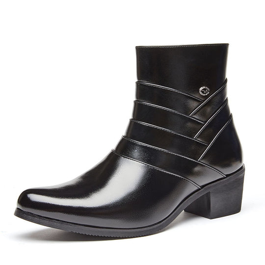 Herren-Chelsea-Stiefel mit dezenter Erhöhung