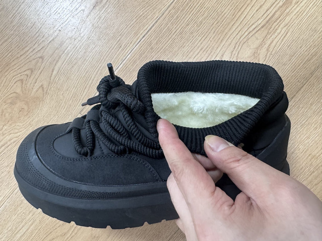 Gefütterte Herren-Kurzstiefel aus Leder