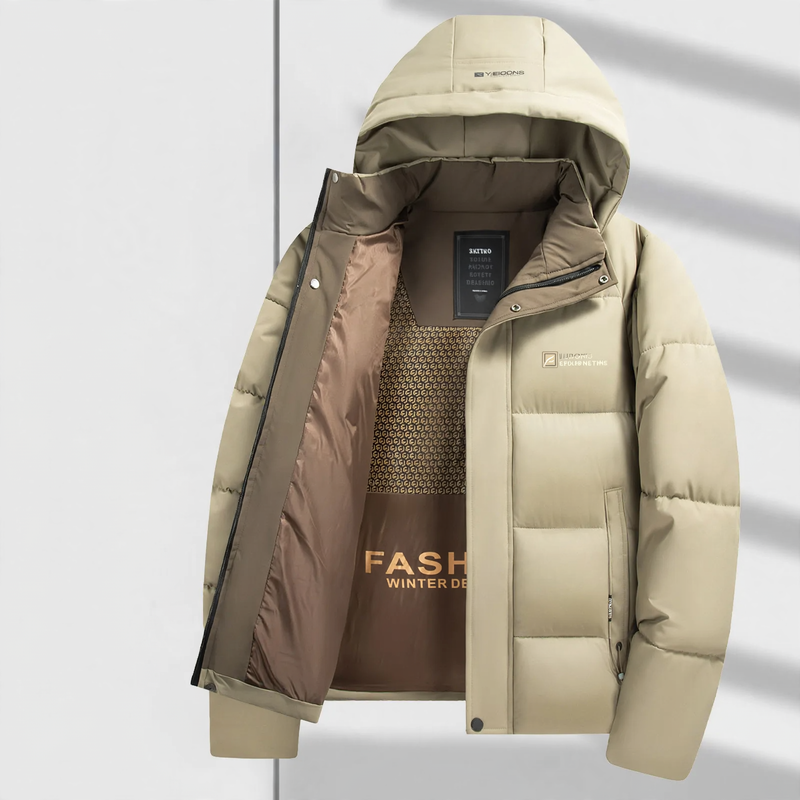 Herren-Steppjacke, wendbar, gefüttert