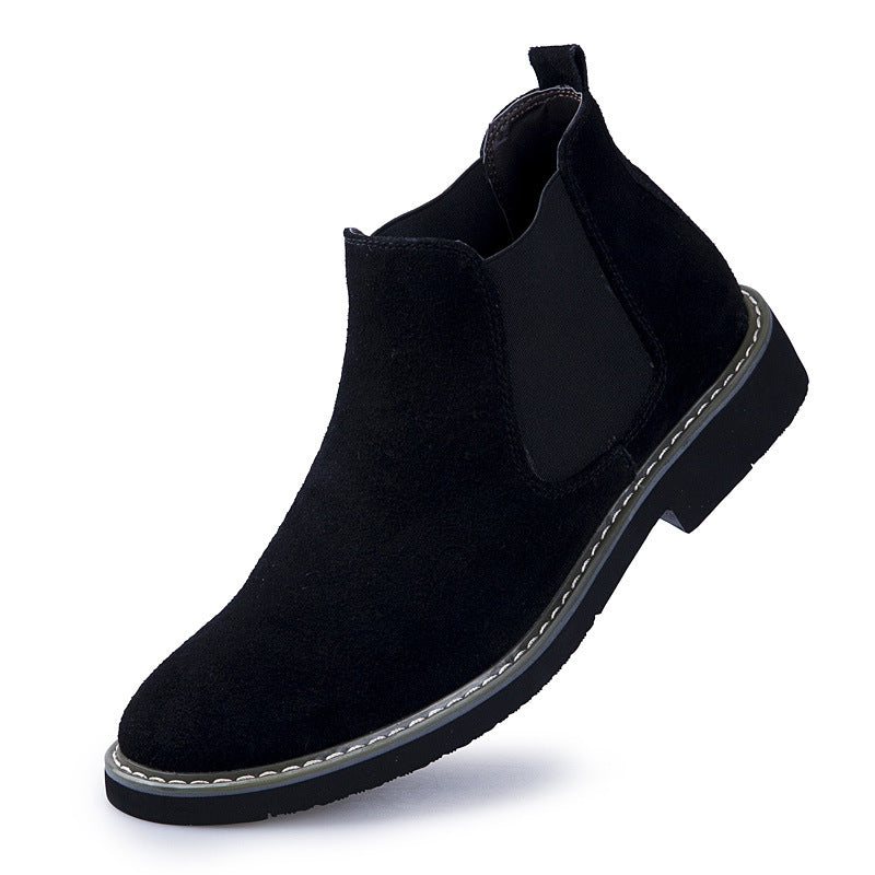 Herren-Chelsea-Stiefel aus Leder