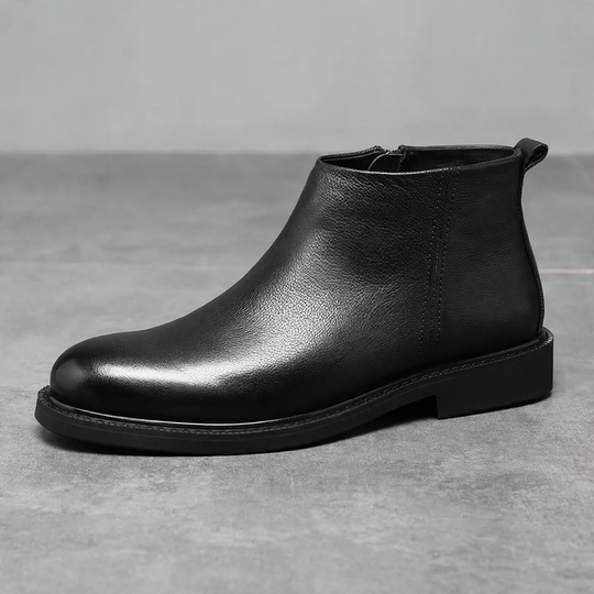 Herren Chelsea-Stiefel, europäischer Stil, rund