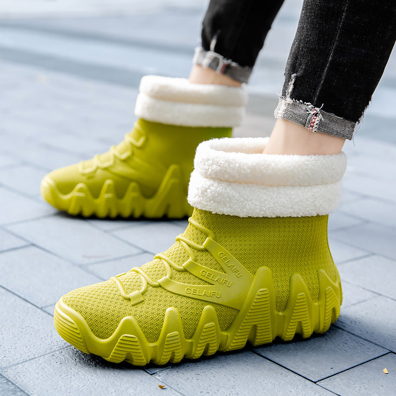 Wasserdichte Herren-Stiefel, PVC, gefüttert
