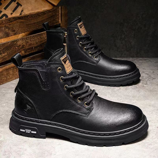 Herren-Stiefel, gefüttert, atmungsaktiv, Freizeit-Design