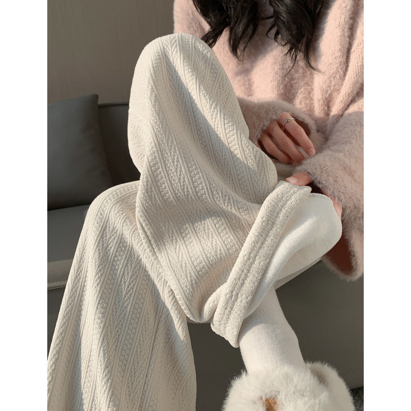 Damen-Cordhose, weit geschnitten, leicht