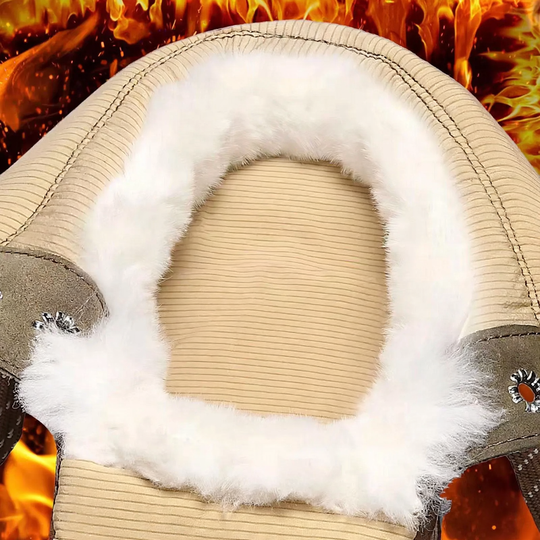 Gefütterte Herren-Winterstiefel aus Lammfell