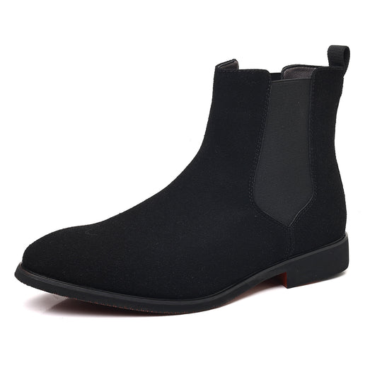 Elegante Herren-Chelsea-Stiefel, spitz zulaufend