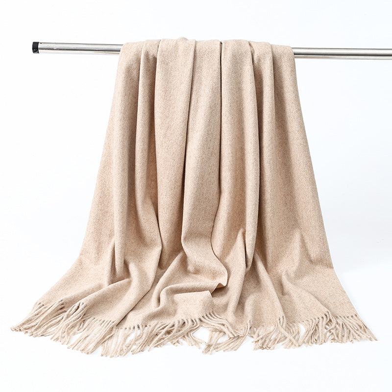 Eleganter Woll-Kaschmir-Schal für Damen und Herren
