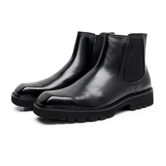 Herren-Chelsea-Stiefel aus Leder, Business-Stil
