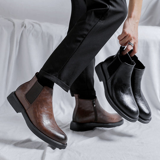 Herren-Chelsea-Boots, Business-Stil, 85711-R