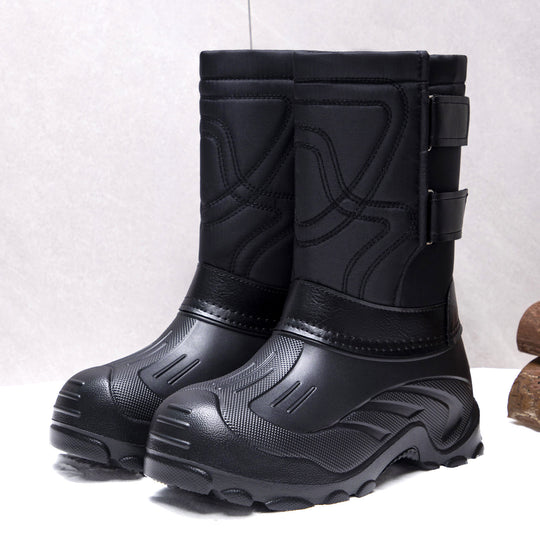 Gefütterte Herren-Winterstiefel, rutschfest