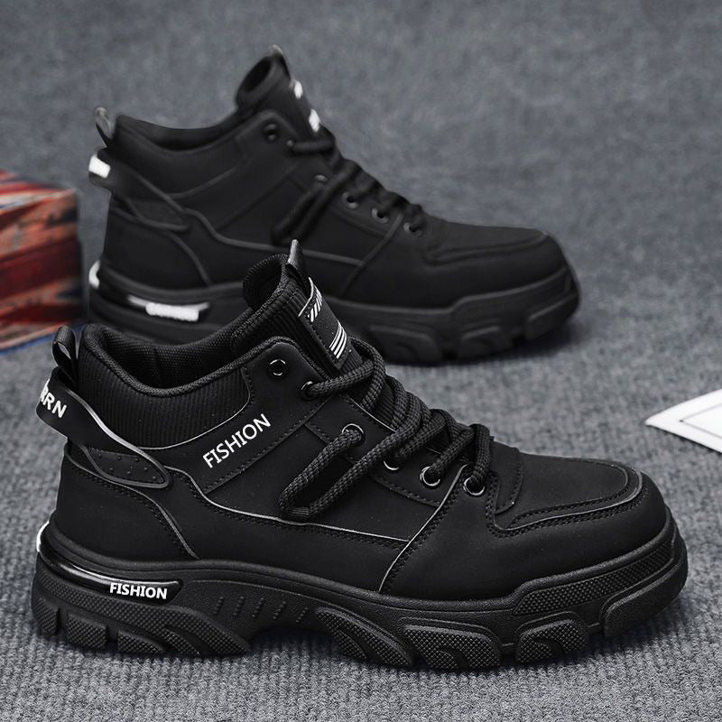 Herren-Arbeitsstiefel, rutschfest, wasserabweisend, High-Top