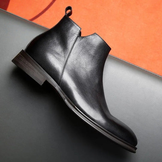 Modische Herren-Chelsea-Boots mit seitlichem Reißverschluss