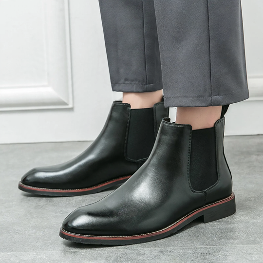 Modische Herren-Chelsea-Stiefel, spitz zulaufend