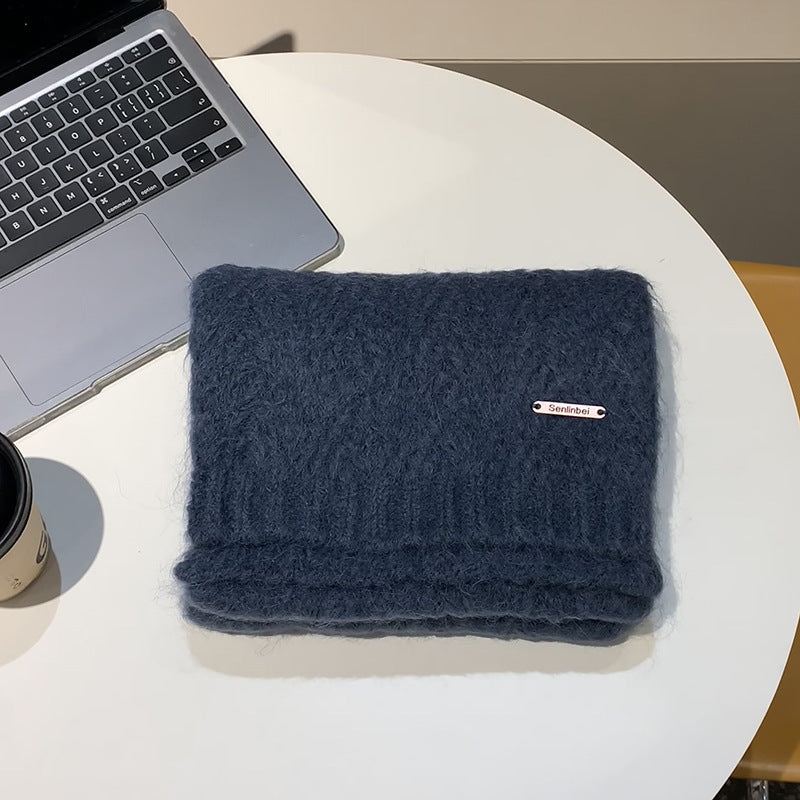 Strickschal aus Alpakawollmischung, modisch